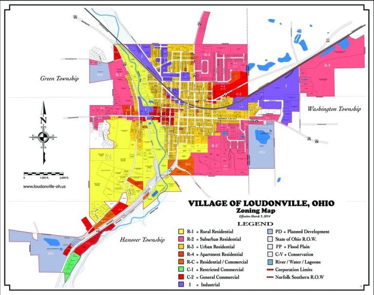 2014 Loudonville Zoning Map 332014 Village of Loudonville
