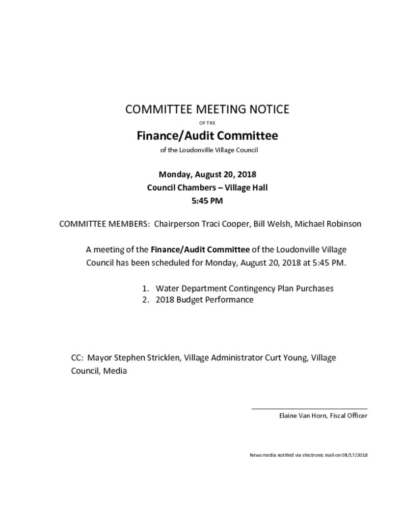 thumbnail of Council Finance Committee Meeting 08202018