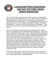 thumbnail of Golf Cart Inspection Cover Letter 2018
